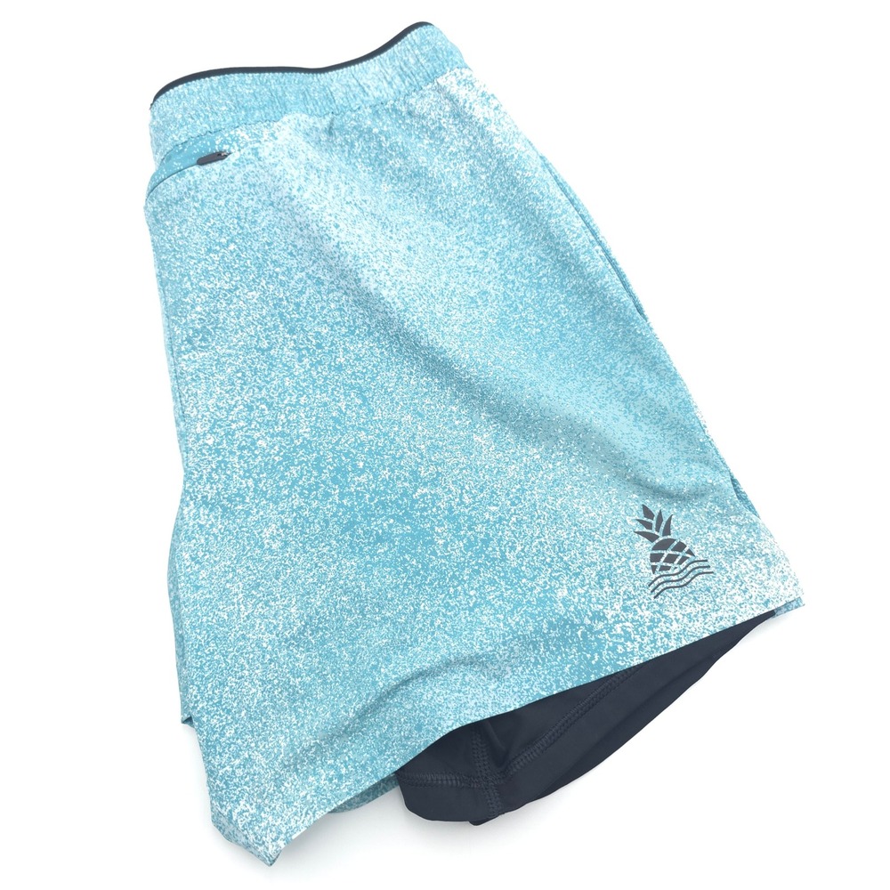 Chubbies Mens Small 5.5" Inseam Ultimate Training Shorts Lined Blue Speckle
